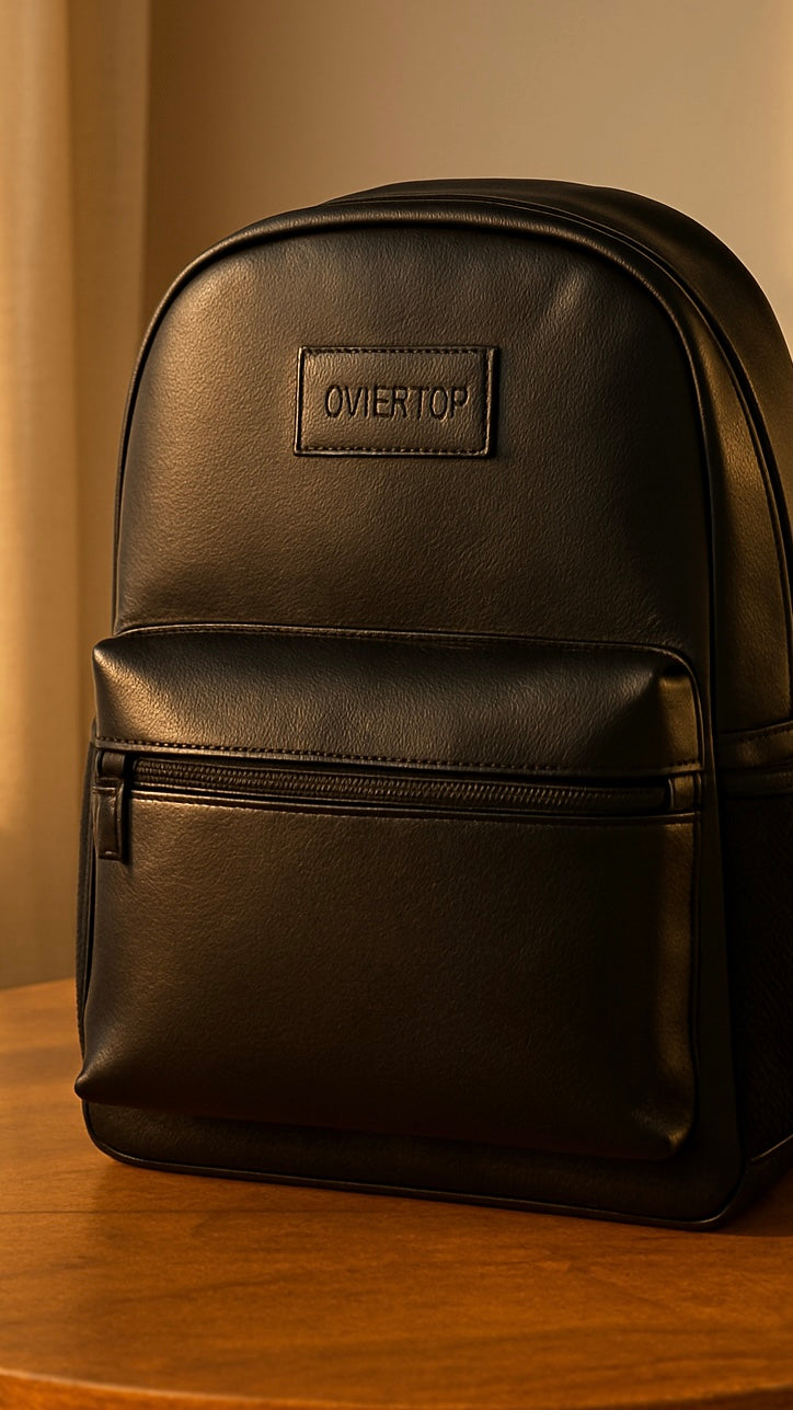 Leather Overtop Classic Laptop 16" Backpack S11