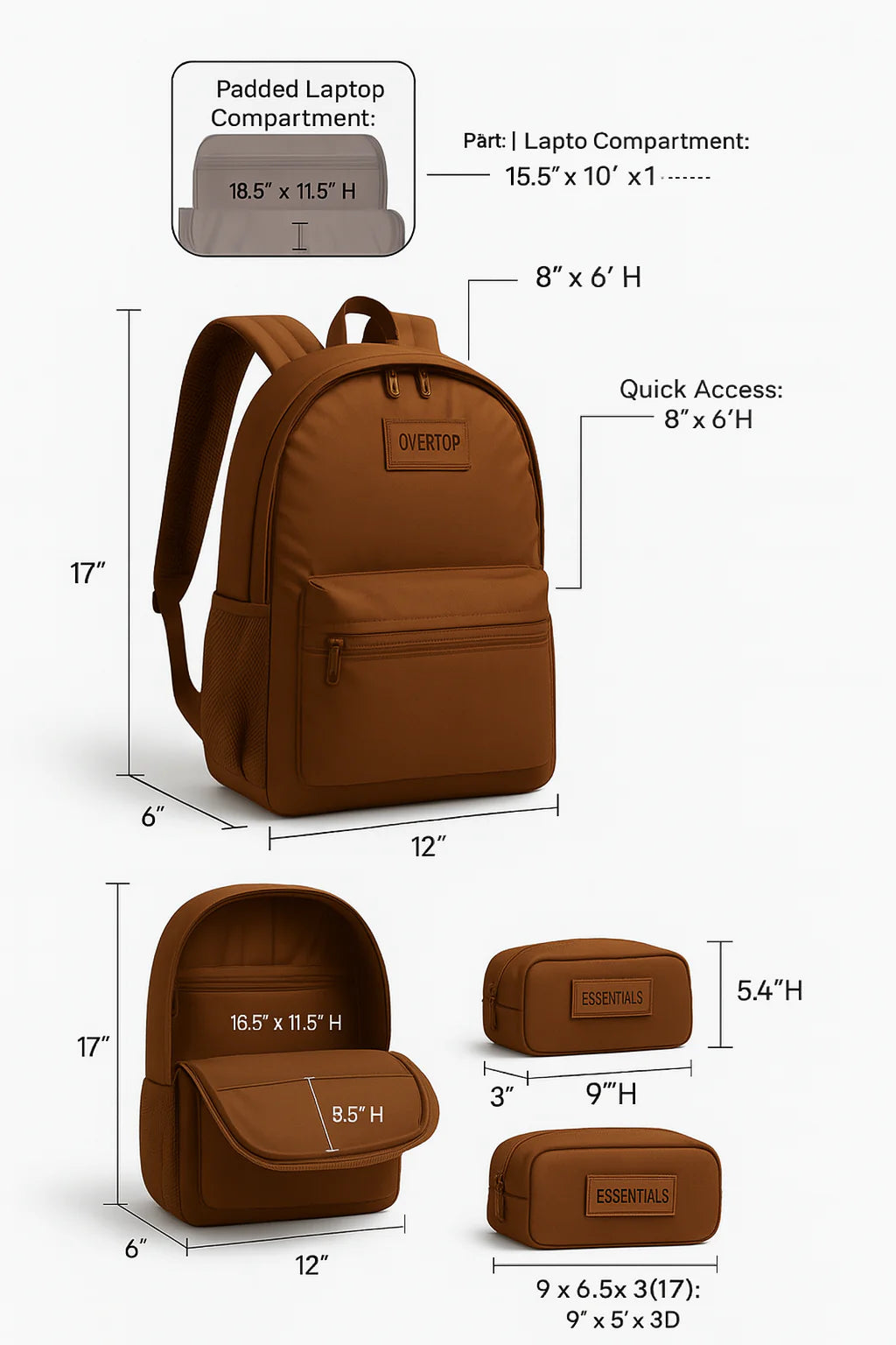 Office / School / University Multi-Purpose Laptop Bag S11