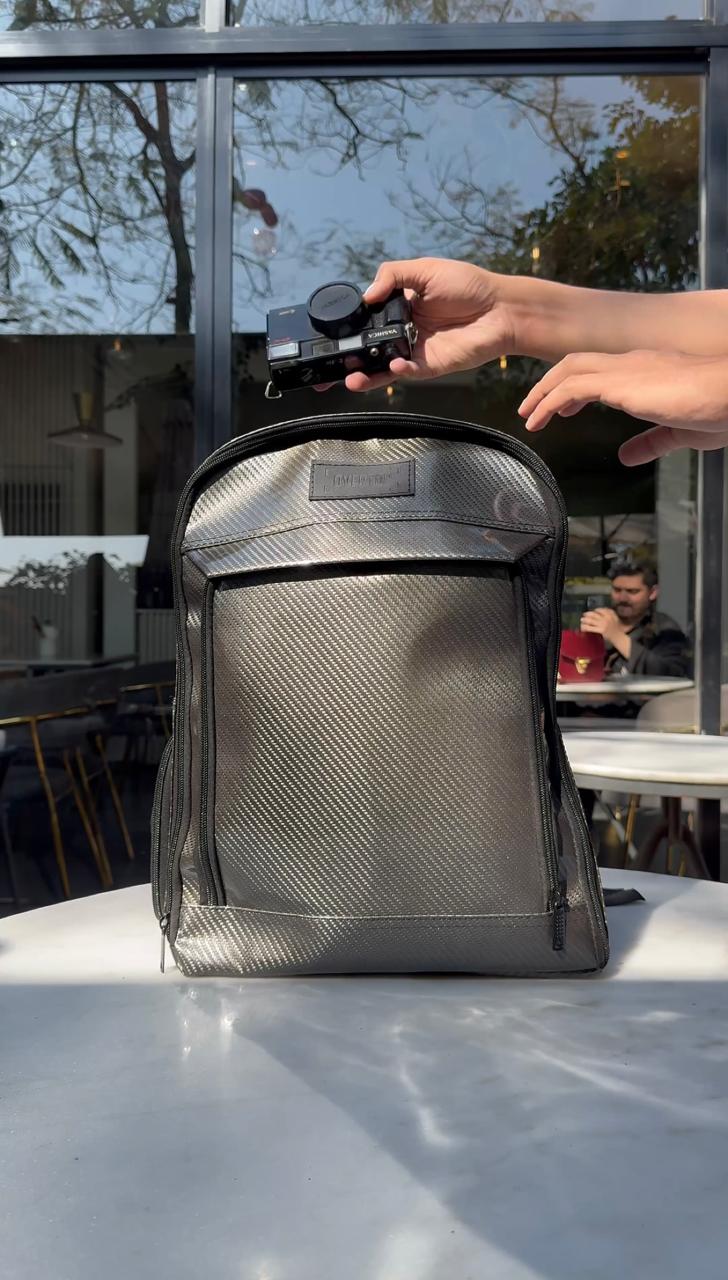 Carbon Fiber Traveller's 16" Laptop Backpack