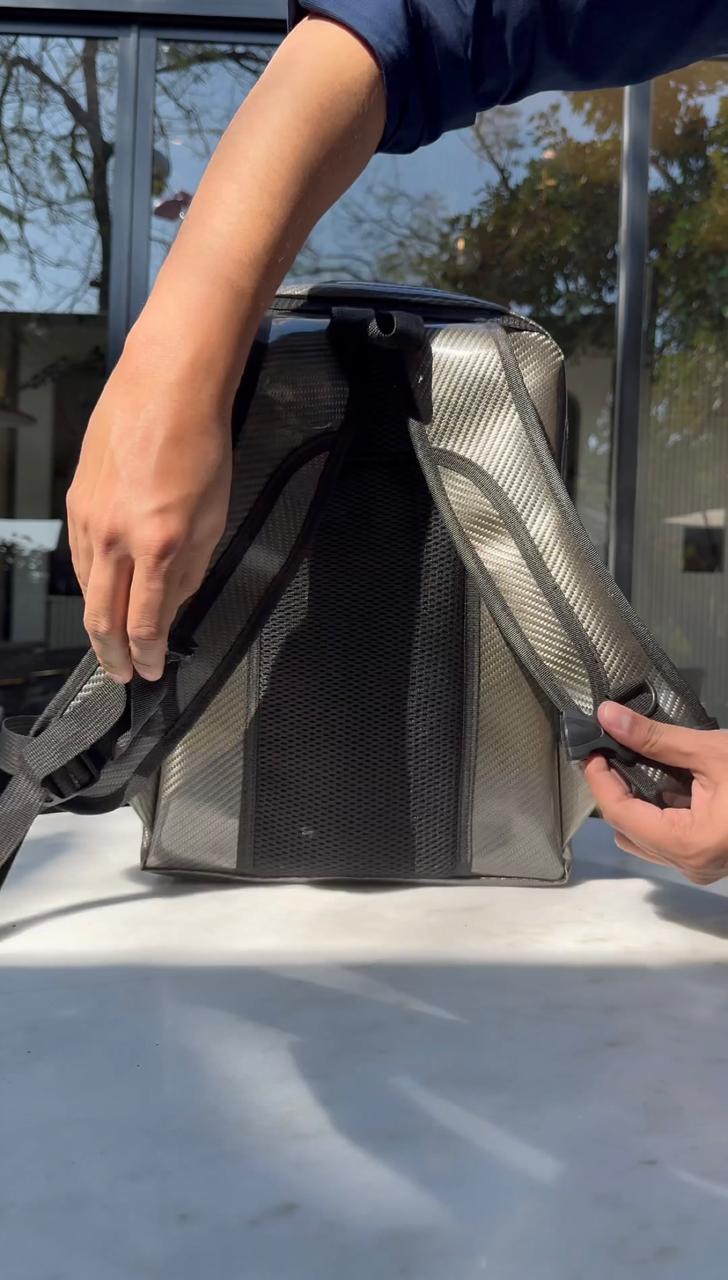 Carbon Fiber Traveller's 16" Laptop Backpack