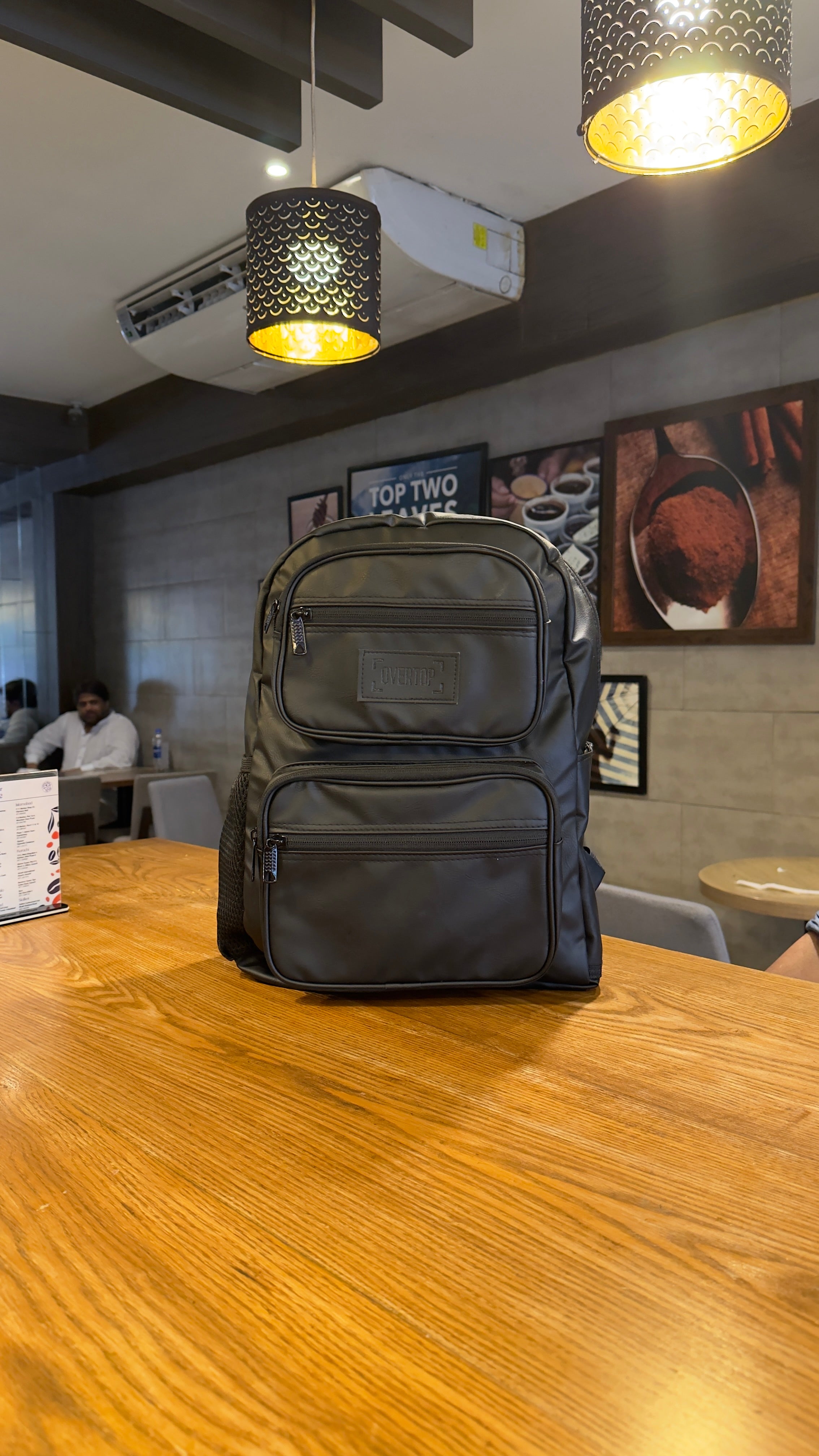 Armoured 16” Laptop Bagpack - Military Grade Leather Material