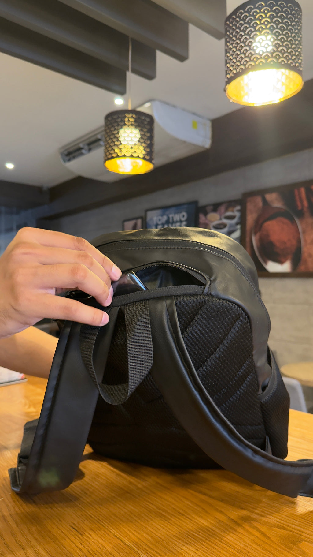 Armoured 16” Laptop Bagpack - Military Grade Leather Material