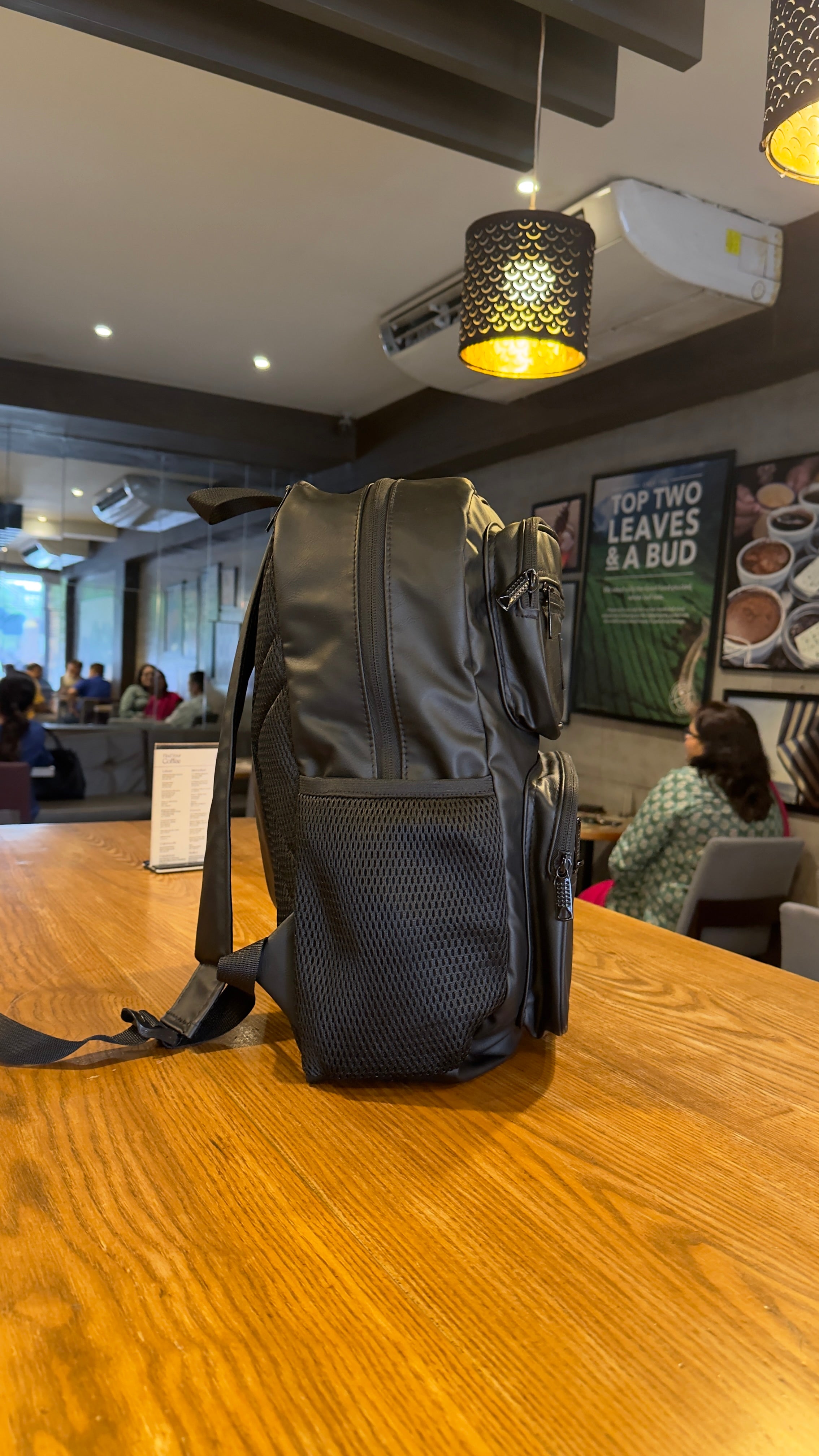 Armoured 16” Laptop Bagpack - Military Grade Leather Material
